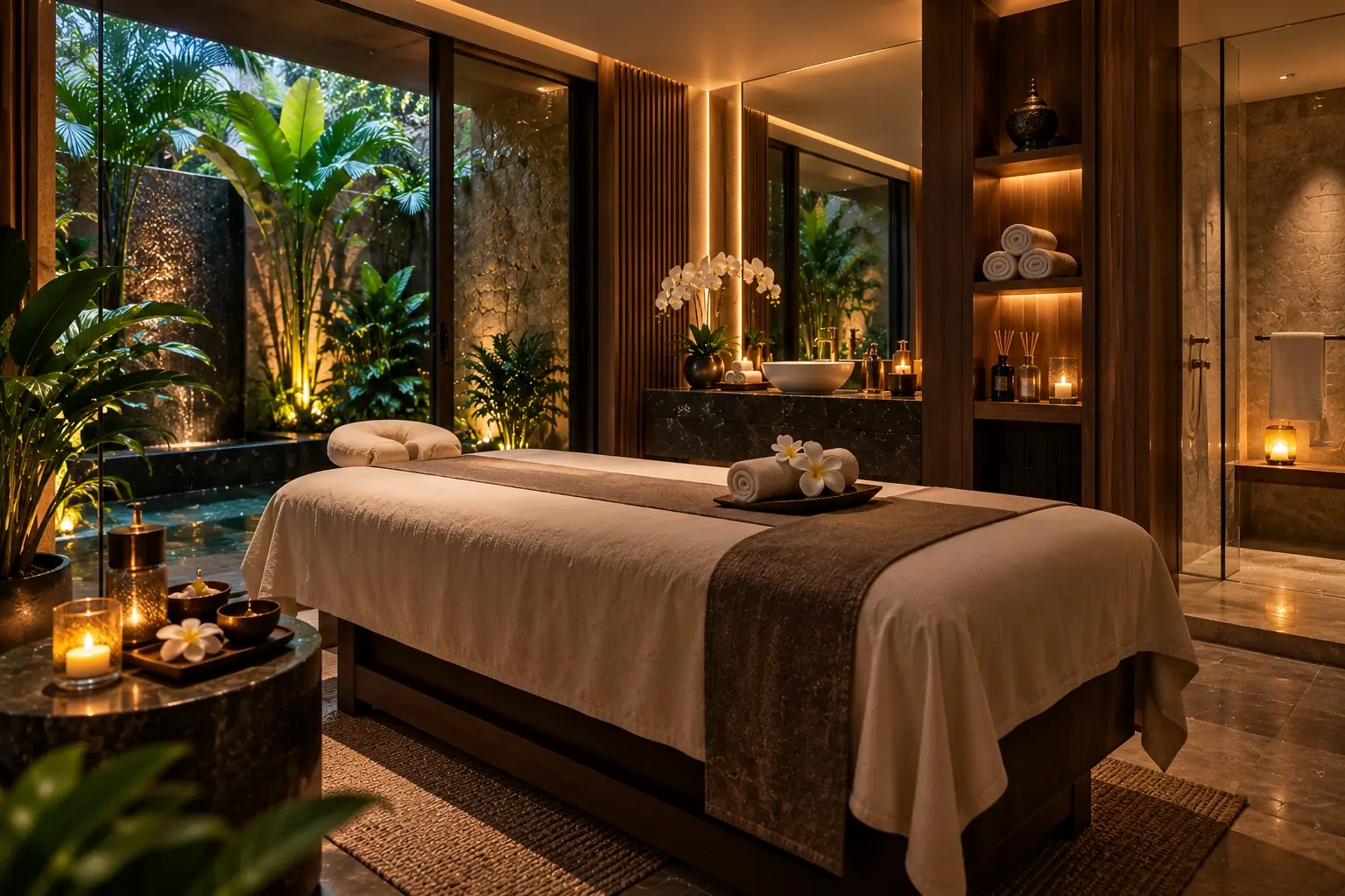 Treatment room at Century Arab Spa Abu Dhabi