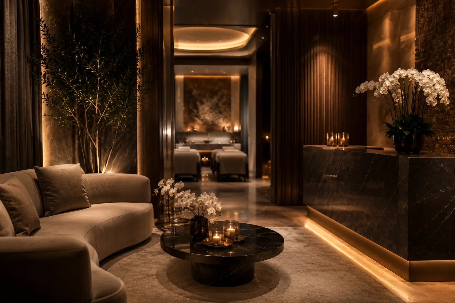 Century Arab Spa treatment room Abu Dhabi